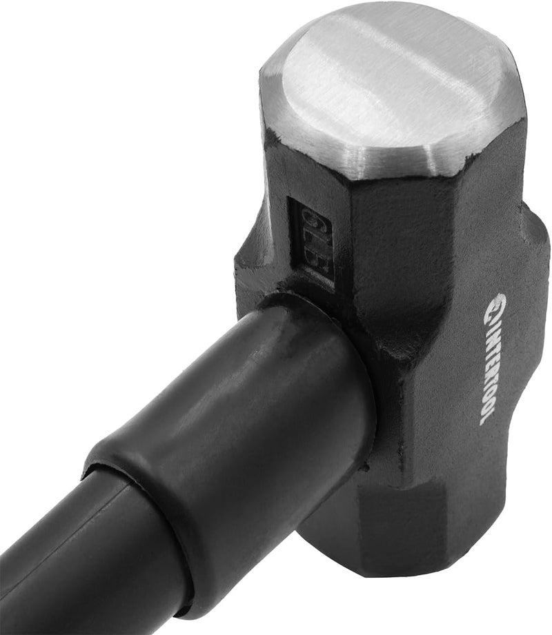 INTERTOOL 6 lbs Sledgehammer, Demolition, Stake Driving, Reinforced Steel, 36” Shock Absorbing NonSlip Handle HT-0243 - Image 2